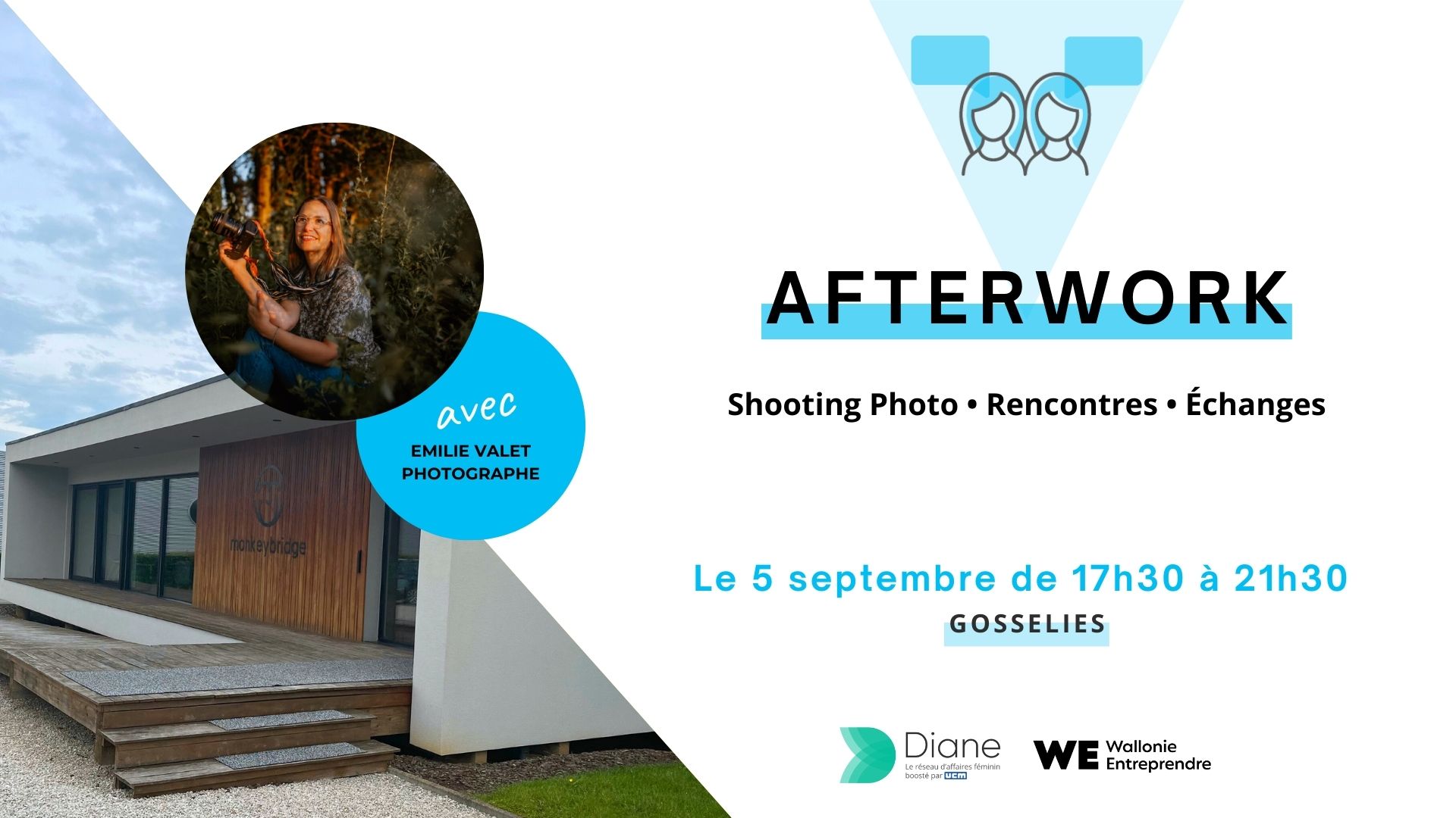 Afterwork // Connectez et capturez : networking & photo pro - Émilie Valet, photographe de vie