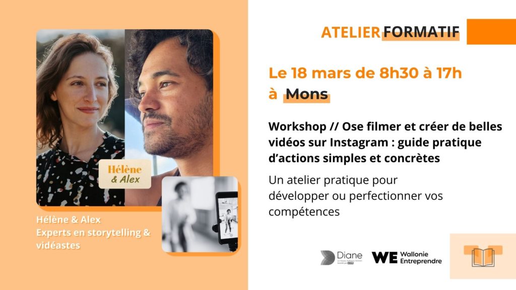 Workshop // Ose filmer et créer de belles vidéos sur Instagram : guide pratique d’actions simples et concrètes